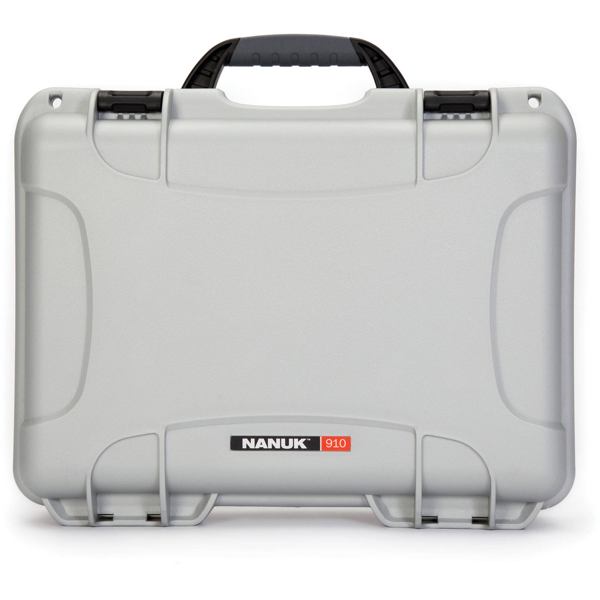 Estuche Rígido Nanuk 910 con espuma (Plateado) - vista frontal