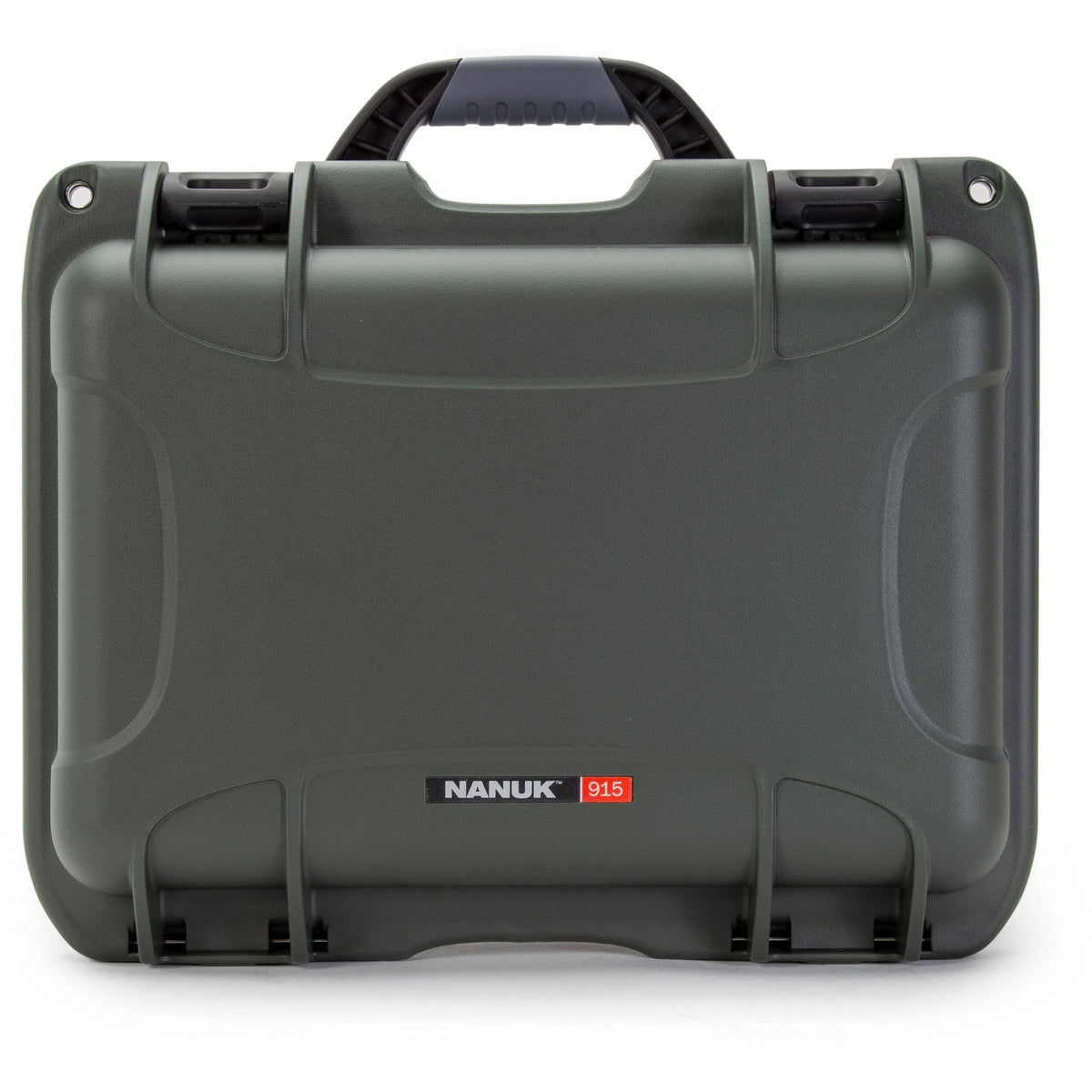 Estuche Rígido Nanuk 915 Hard utilitario con espuma (Verde oliva) - vista frontal