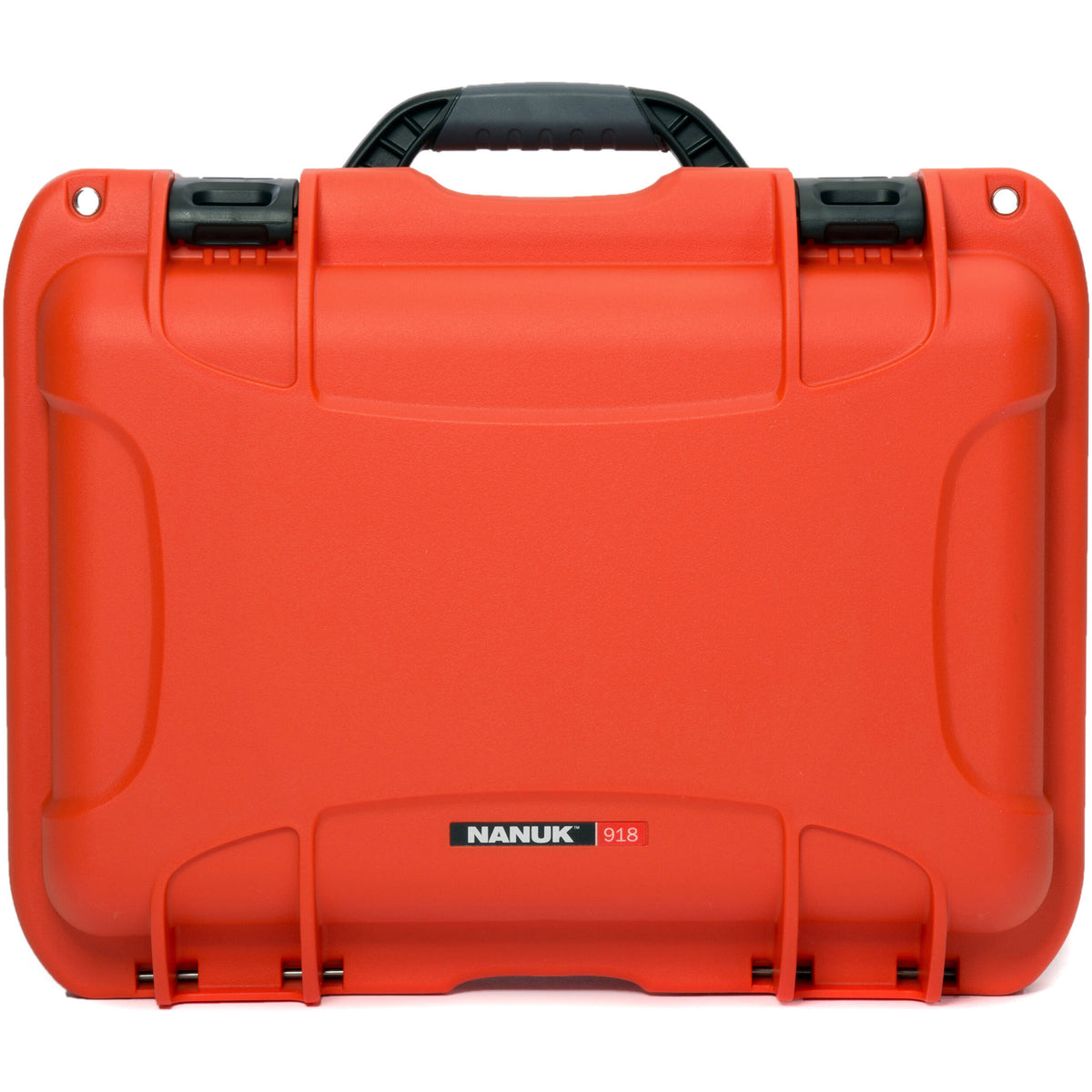 Estuche Rígido Nanuk 918 con espuma para Six Lenses (Naranja, 21L) - vista frontal