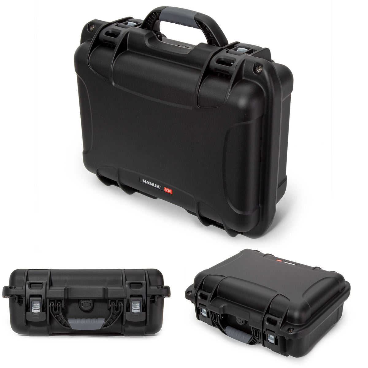Estuche Rígido Nanuk 920 con espuma (Negro, 16L) - vista trasera