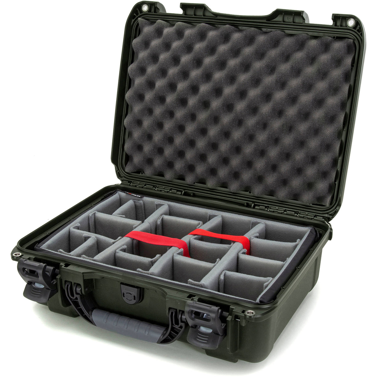 Estuche Rígido Nanuk 925 con divisores acolchados (Verde oliva) - vista principal