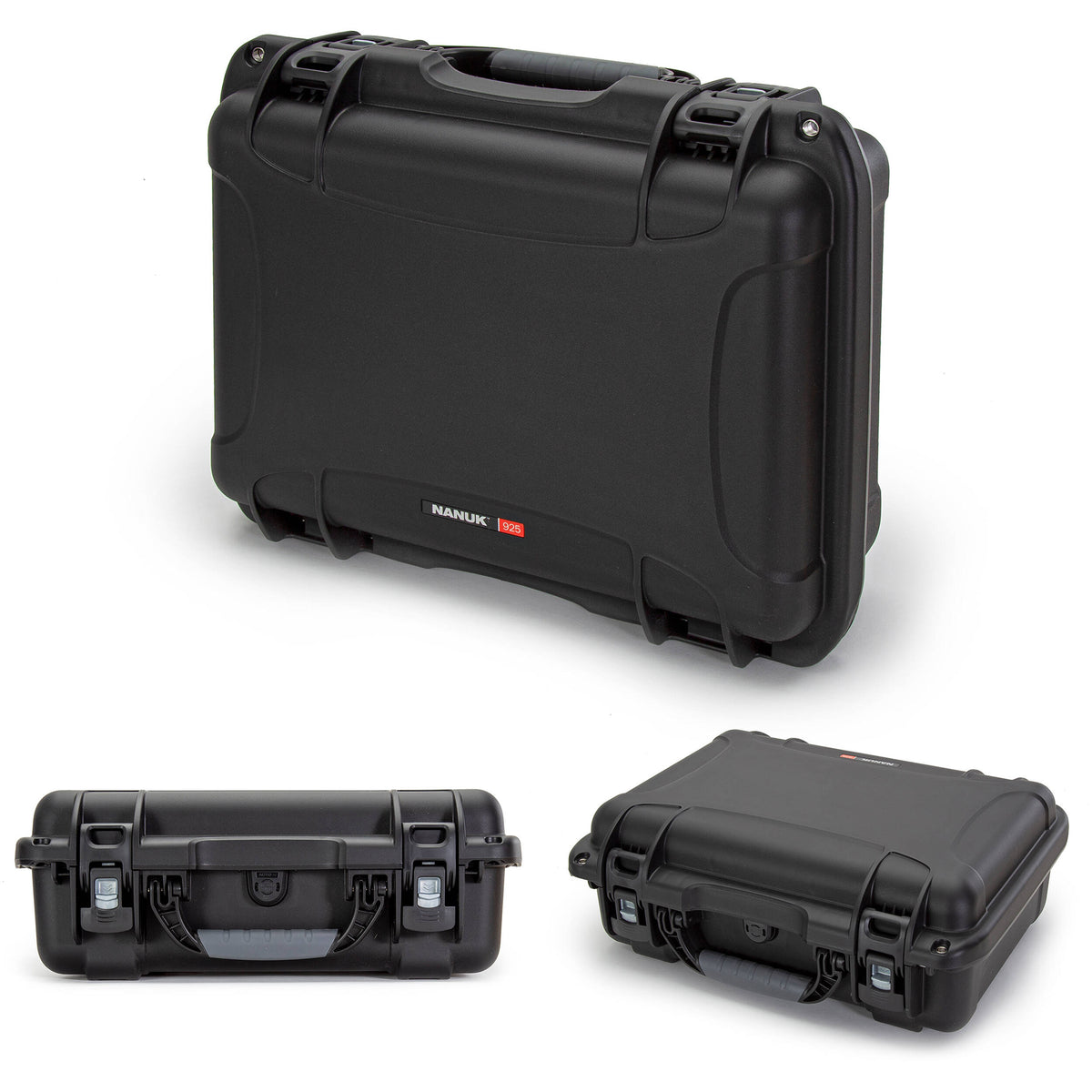 Estuche Rígido Nanuk 925 con espuma Interior (Negro, 21L) - vista trasera