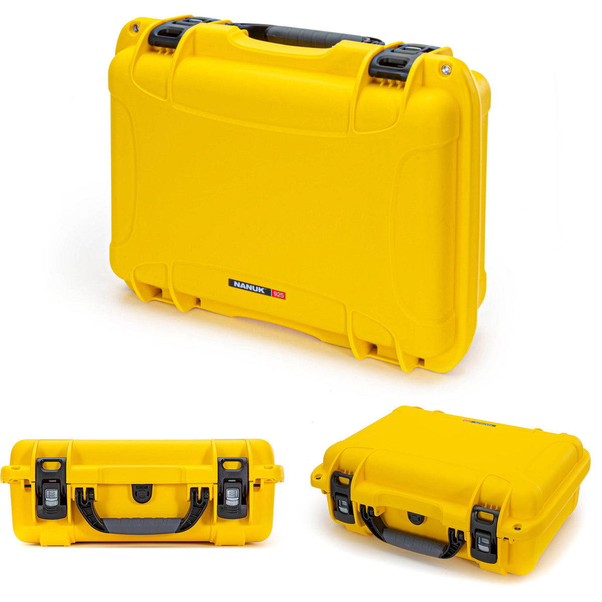 Estuche Rígido Nanuk 925 con Pro Photo Kit (Amarillo, 21L) - vista trasera