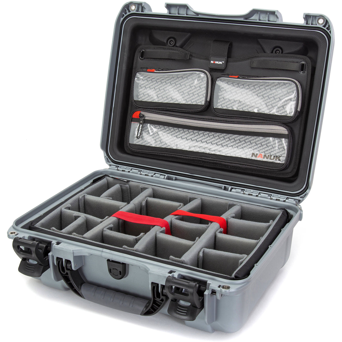 Estuche Rígido Nanuk 925 con Pro Photo Kit (Plateado, 21L) - vista principal