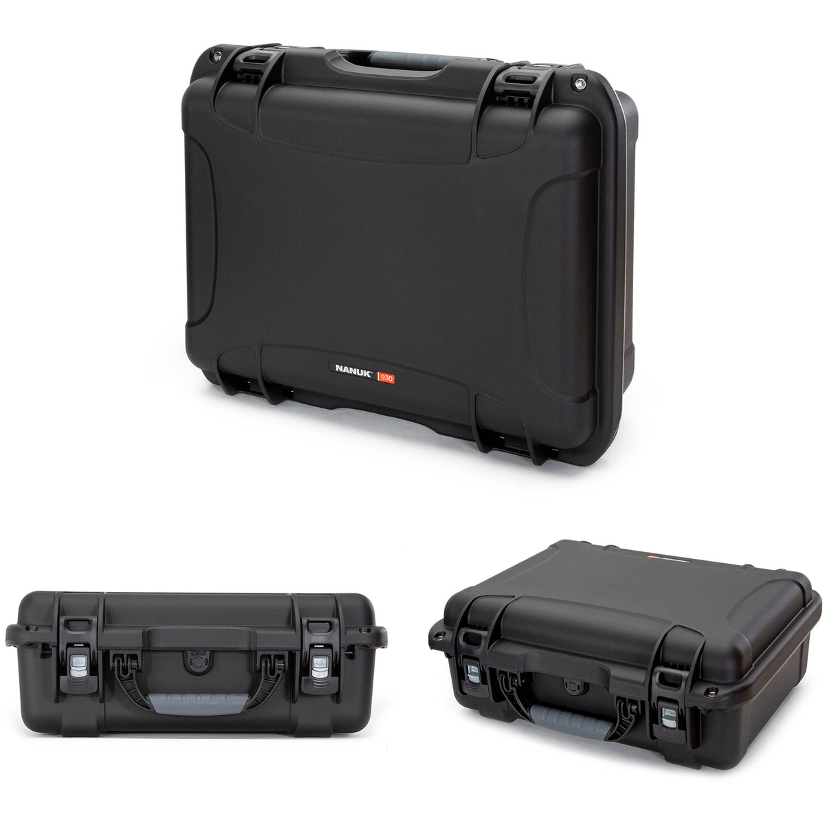 Estuche Rígido Nanuk 930 con espuma (Negro) - vista trasera