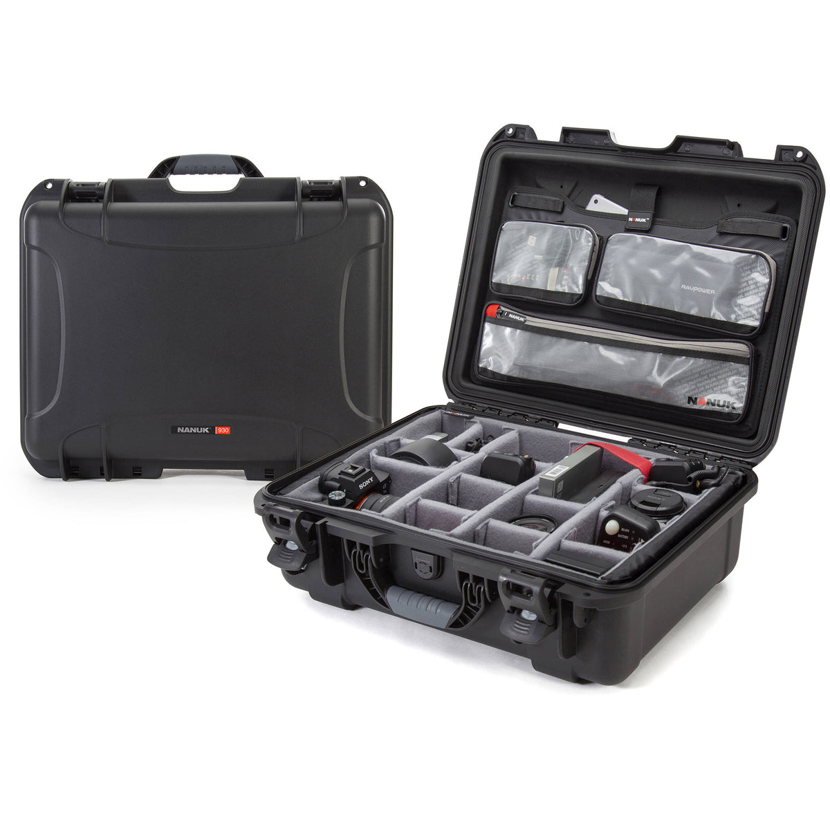 Estuche Rígido Nanuk 930 con Pro Photo Kit (Negro) - vista principal