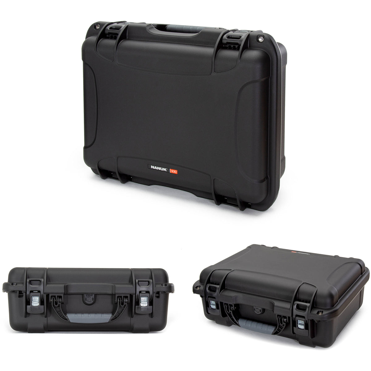 Estuche Rígido Nanuk 930 con Pro Photo Kit (Negro) - vista trasera