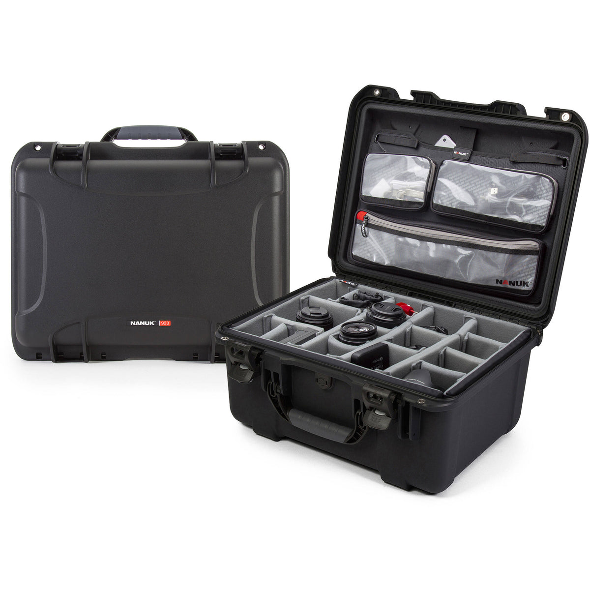 Estuche Rígido Nanuk 933 Pro Photo Kit (Negro, 36.4L) - vista principal