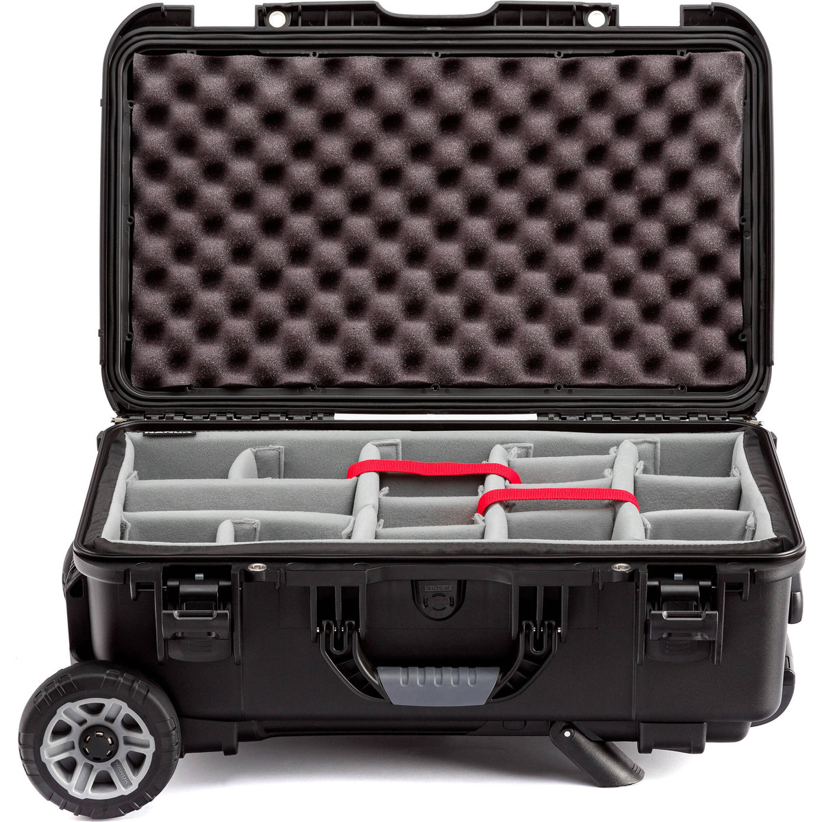 Estuche Rígido Nanuk 935 con Heavy-Duty Wheels & divisores acolchados (28.5L) - vista lateral
