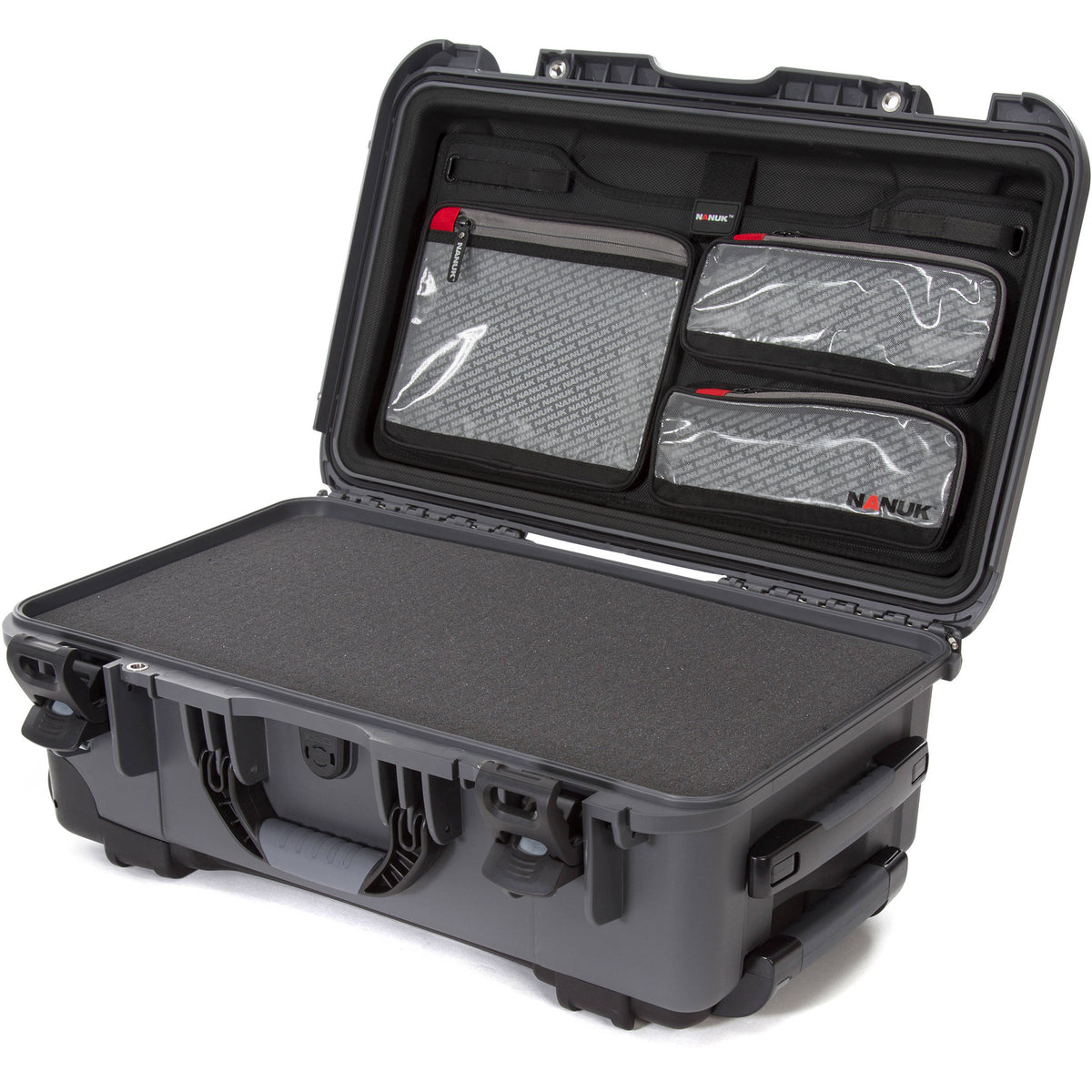 Estuche Rígido Nanuk 935 con ruedas con espuma & organizador en la tapa (Graphite, 28.5L) - vista principal