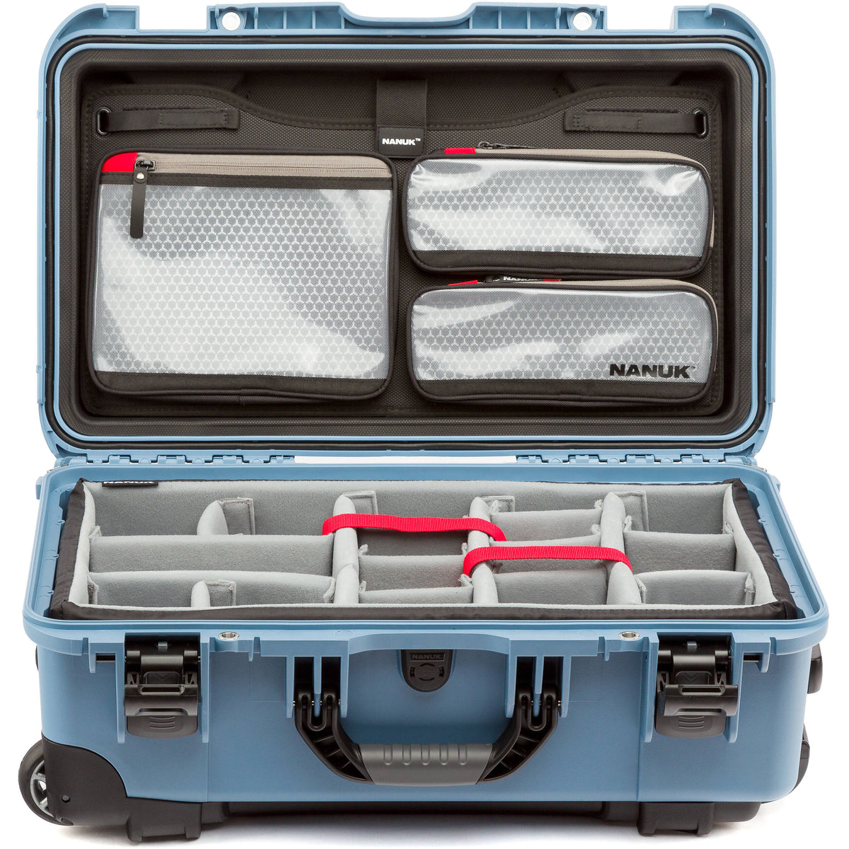 Estuche Rígido Nanuk 935 Pro Photo Kit (Azul, 28.5L) (935S-060CB-0A0) - vista lateral