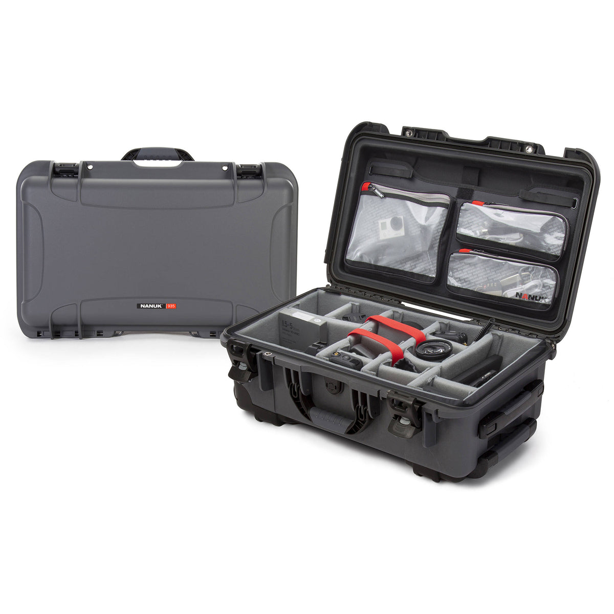 Estuche Rígido Nanuk 935 Pro Photo Kit (Graphite, 28.5L) - vista principal