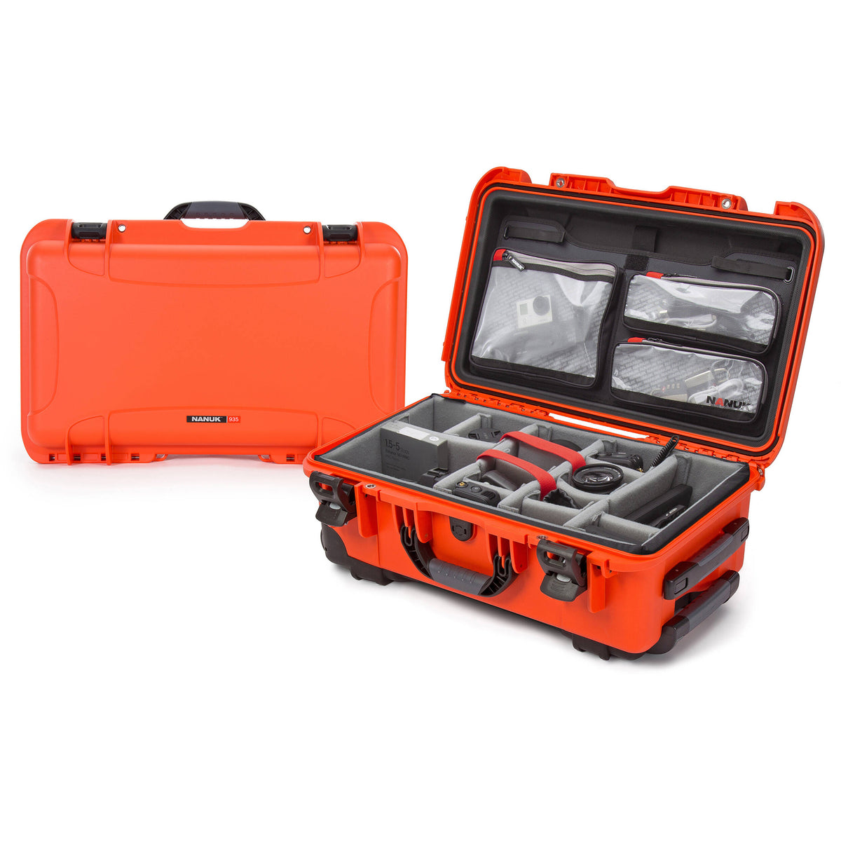 Estuche Rígido Nanuk 935 Pro Photo Kit (Naranja, 28.5L) - vista principal