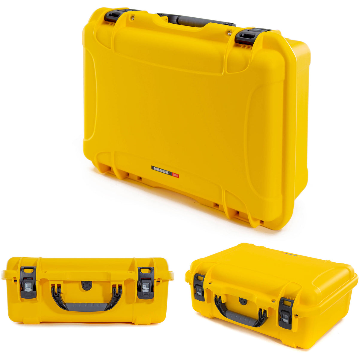 Estuche Rígido Nanuk 940 con espuma (Amarillo, 36.7L) - vista trasera