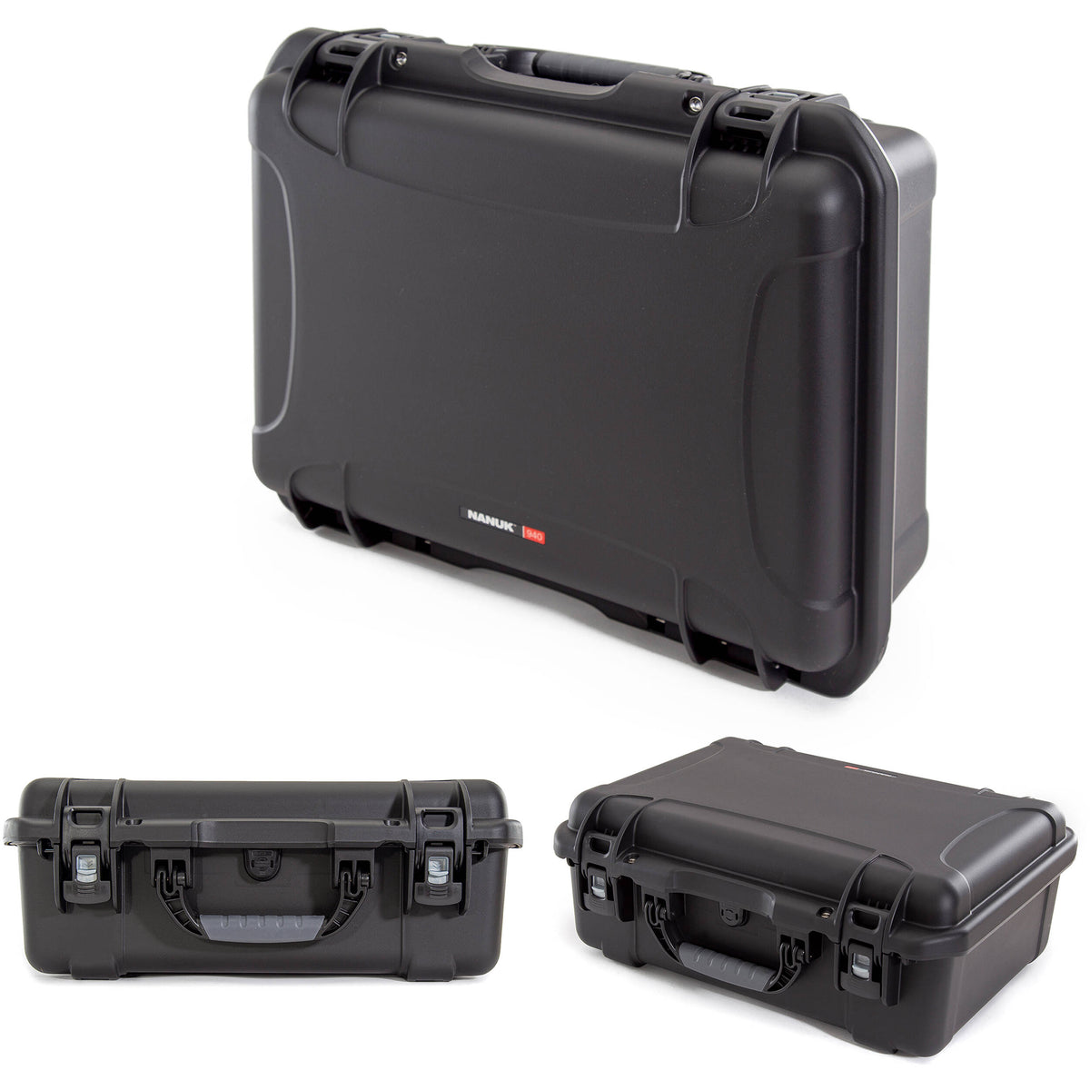 Estuche Rígido Nanuk 940 con espuma (Negro, 36.7L) - vista trasera