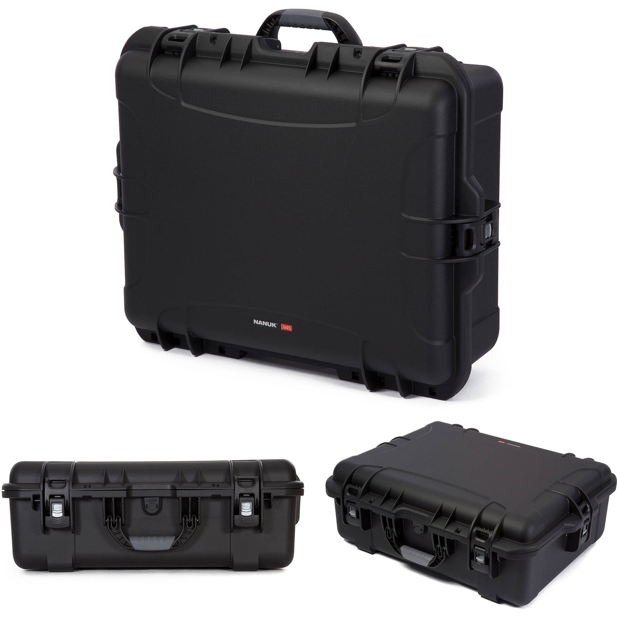 Estuche Rígido Nanuk 945 Hard Pro Photo Kit (Negro, 50.2L) - vista trasera