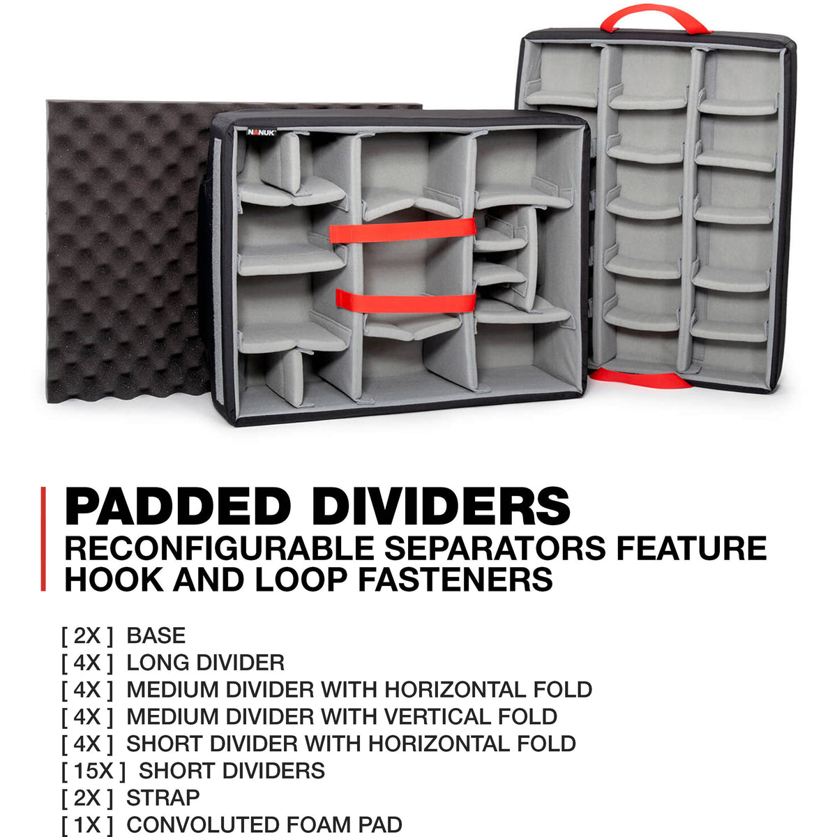 Estuche Rígido Nanuk 960 con ruedas Hard Pro Photo Kit (Negro, 79L) - puertos y conexiones