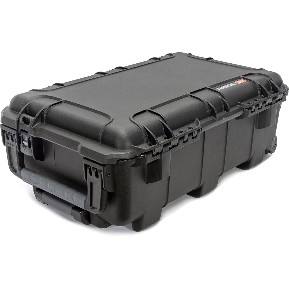 Estuche Rígido Nanuk 962 con ruedas con divisores acolchados (Negro, 70L) - vista frontal