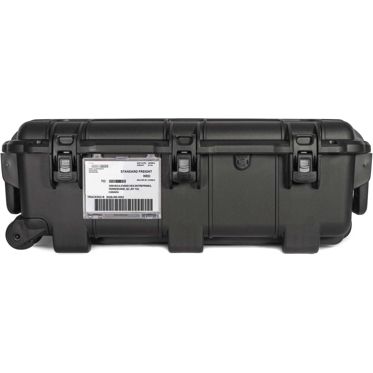 Estuche Rígido Nanuk 962 con ruedas con Interior espuma (Negro, 70L) - en uso