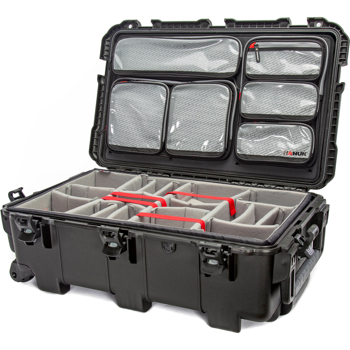 Estuche Rígido Nanuk 962 con ruedas Pro Photo Kit (Negro, 70L) - vista principal