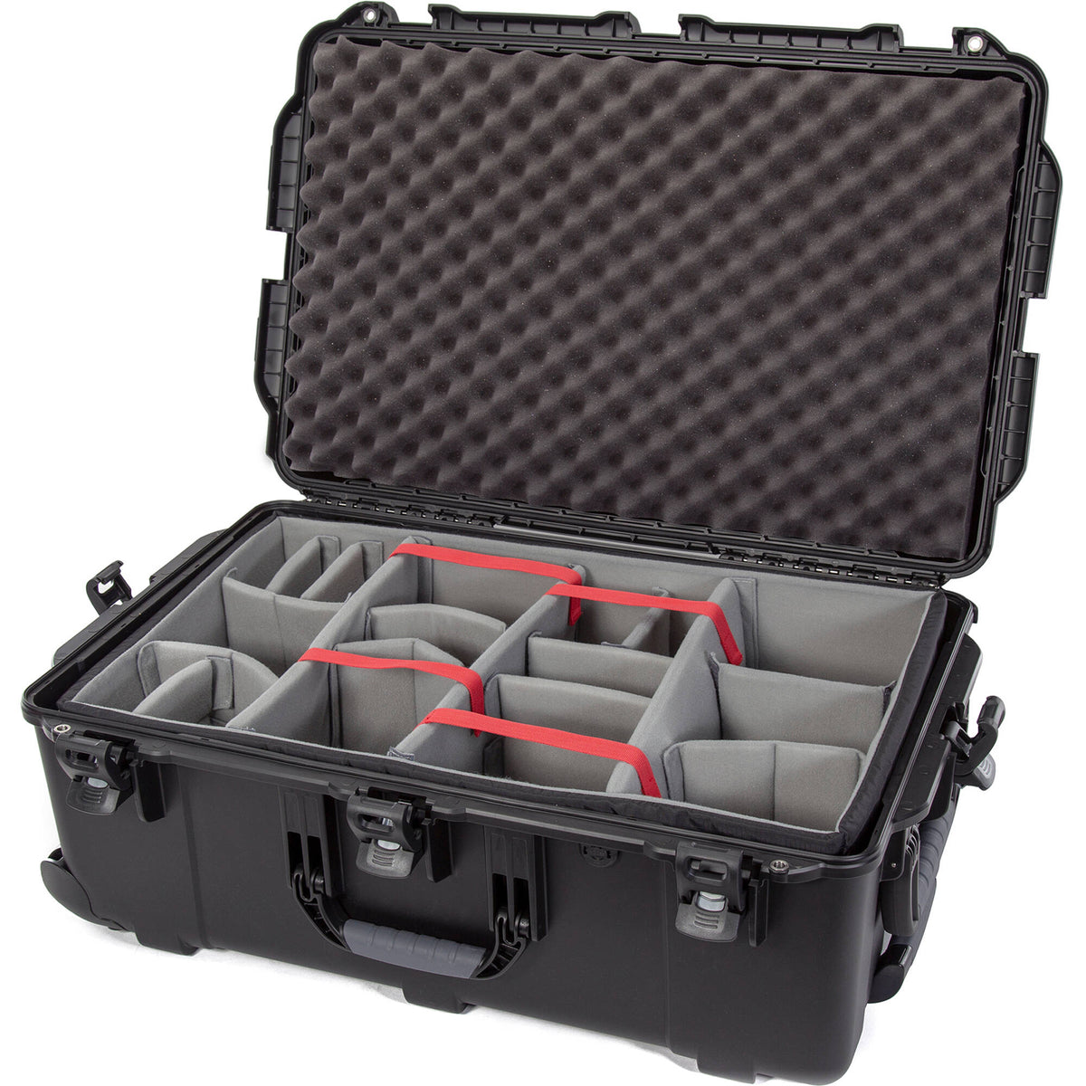 Estuche Rígido Nanuk 963 con ruedas con divisores acolchados (Negro, 90.6L) - vista principal