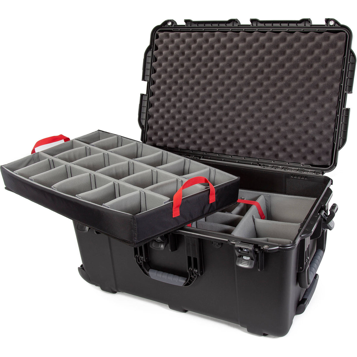 Estuche Rígido Nanuk 965 con ruedas con divisores acolchados Inserts (Negro, 119.7L) - vista principal