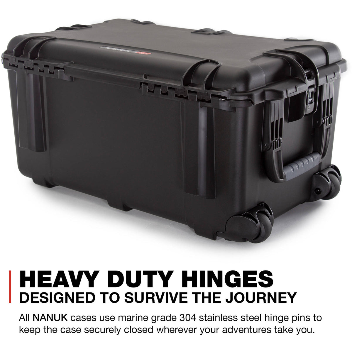 Estuche Rígido Nanuk 965 con ruedas (Negro, 119.7L) - contenido de la caja