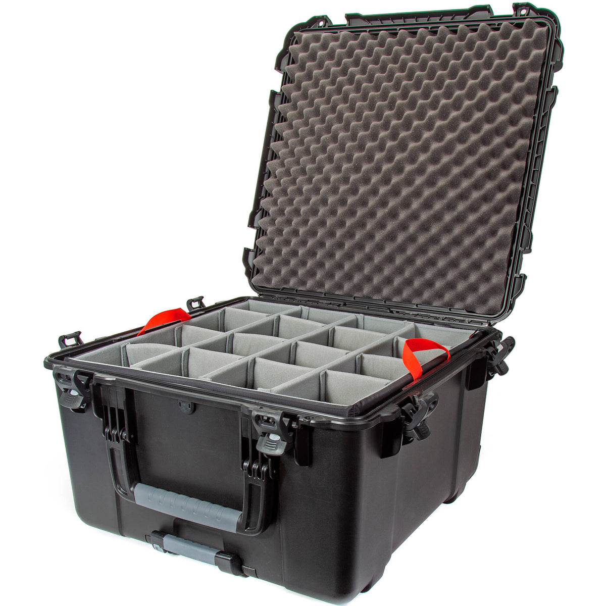 Estuche Rígido Nanuk 970 con ruedas con divisores acolchados (Negro, 134L) - vista principal