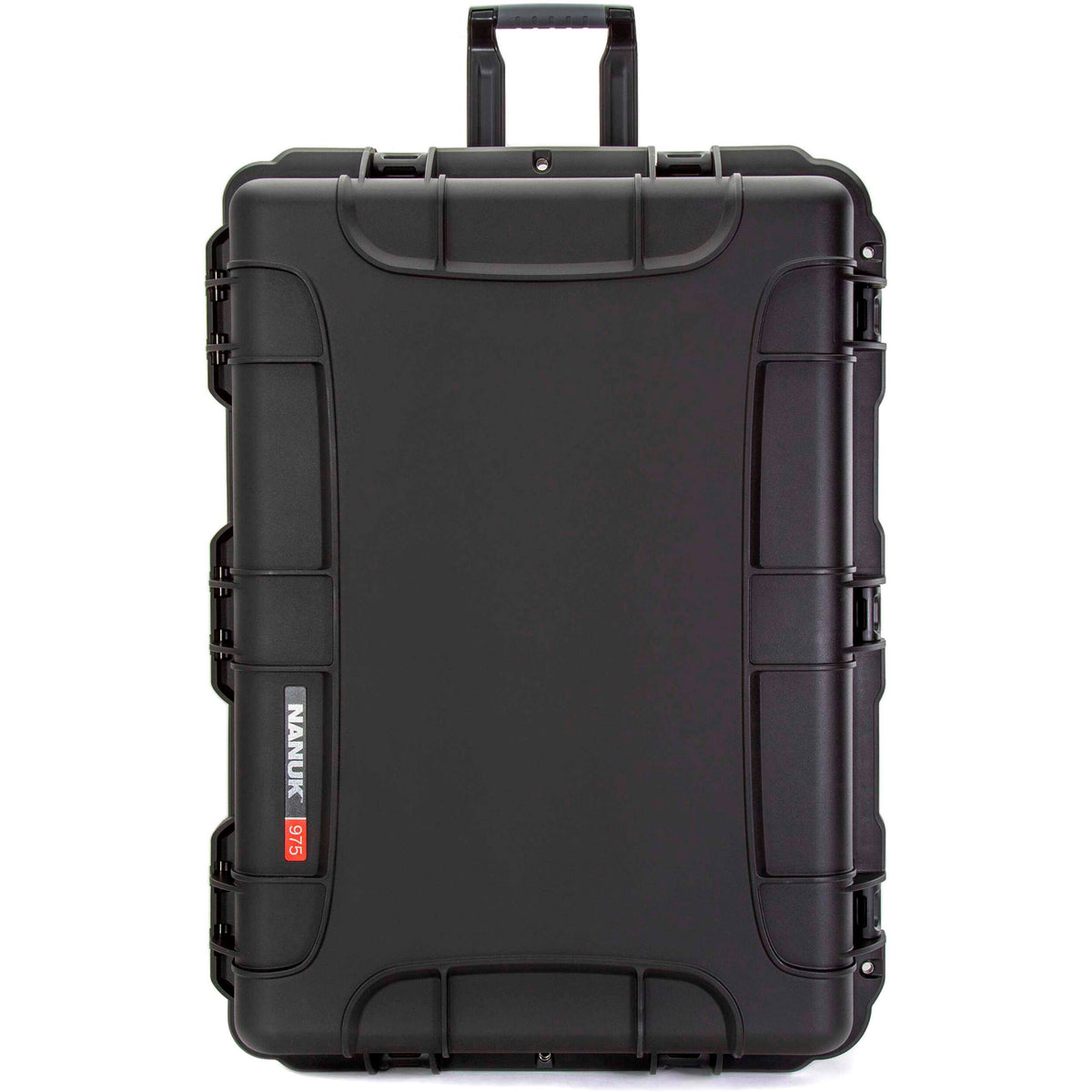 Estuche Rígido Nanuk 975T con divisores acolchados y organizador en la tapa (Negro, 186L) - vista frontal