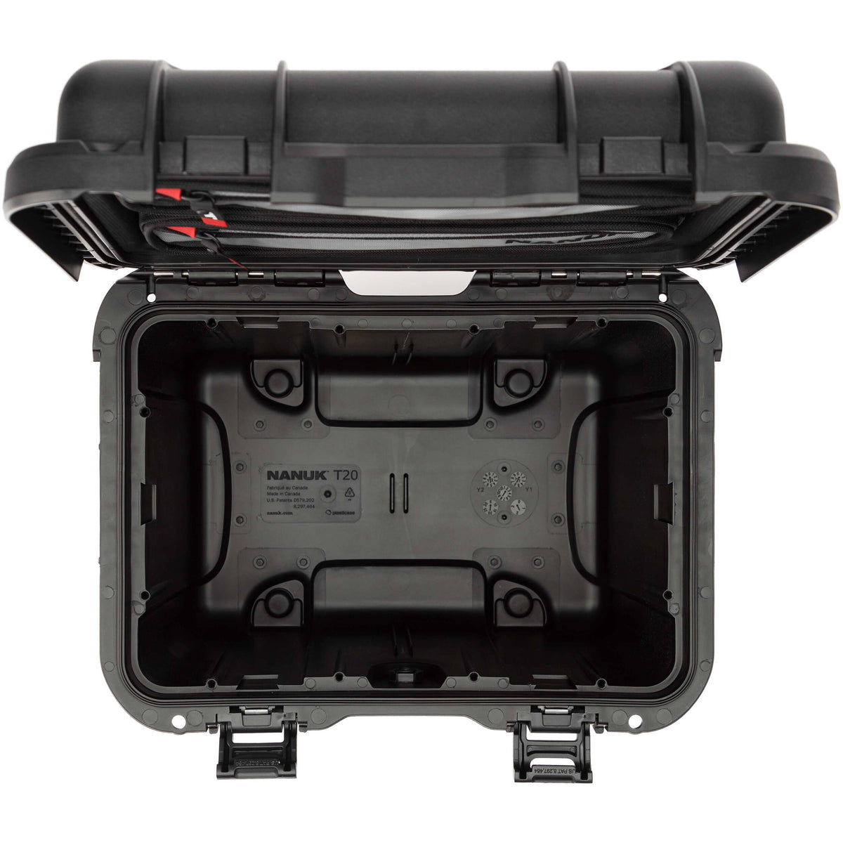 Estuche Rígido Nanuk T20 Top Loader (Negro, 11.2L) (T20S-000BK-0A0) - puertos y conexiones