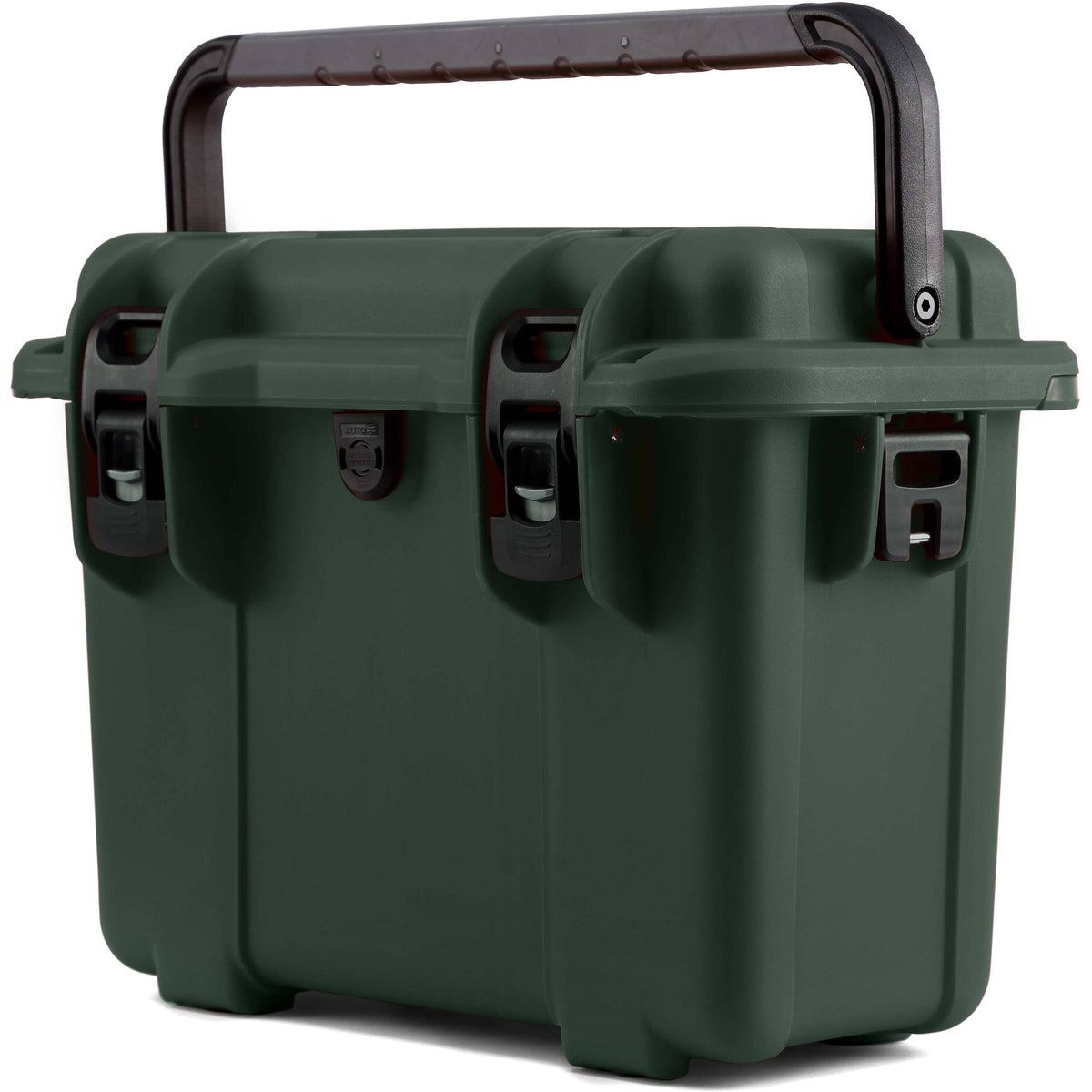 Estuche Rígido Nanuk T30 Top Loader con divisores acolchados (Verde oliva) - vista frontal