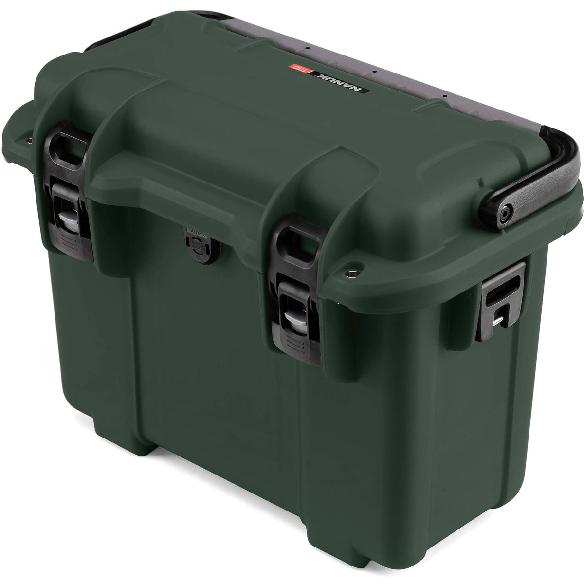 Estuche Rígido Nanuk T30 Top Loader con inserto de espuma (Verde Oliva) - puertos y conexiones