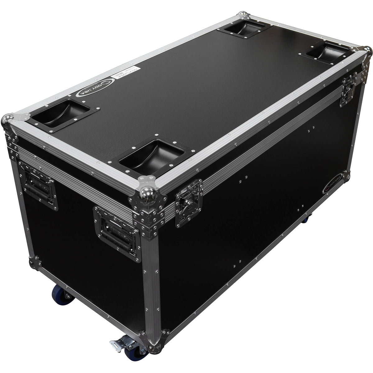 Estuche Rígido Odyssey utilitario Trunk Touring de vuelo con divisores (Negro) - vista frontal