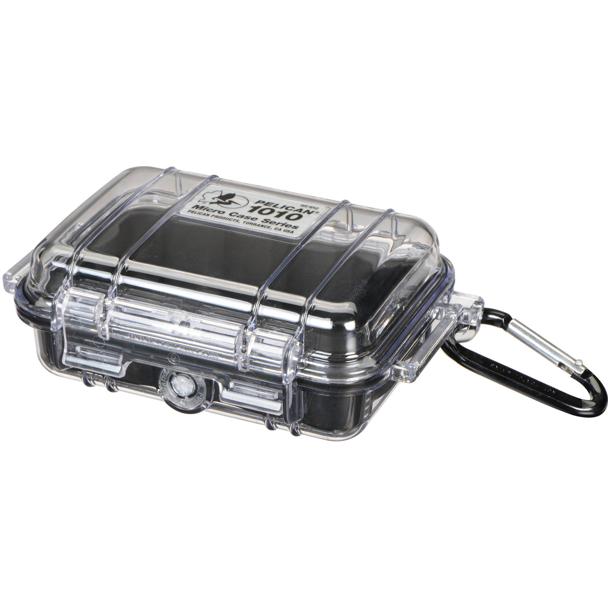 Estuche Rígido Pelican 1010 Micro (Clear con forro Negro) - vista frontal