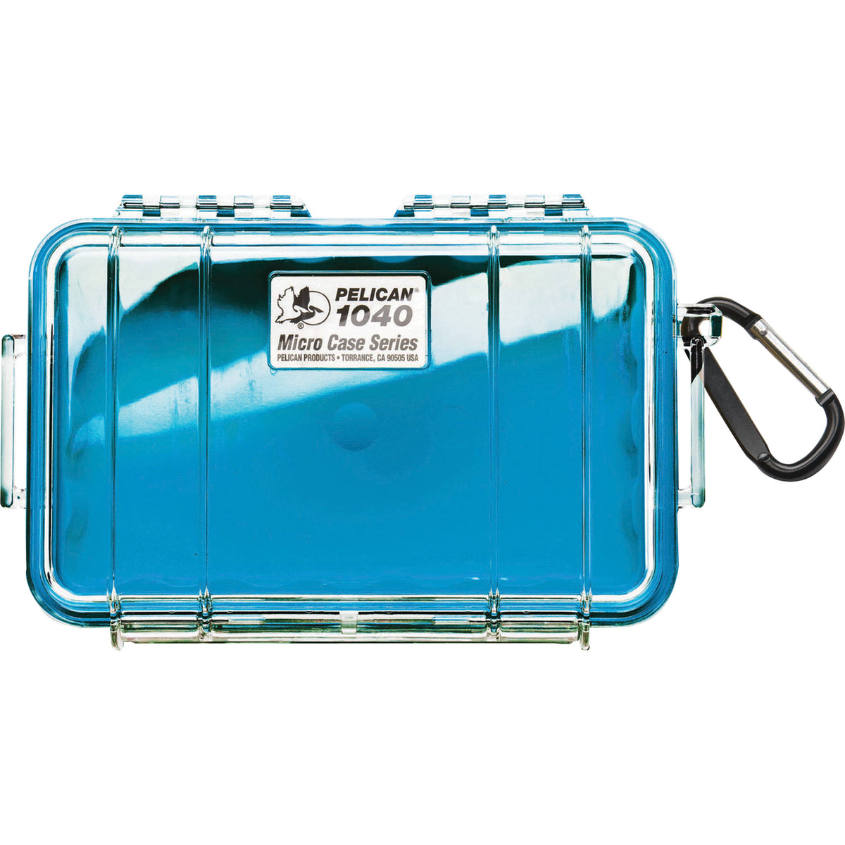 Estuche Rígido Pelican 1040 Micro (Clear Azul con Colored forro) - vista principal