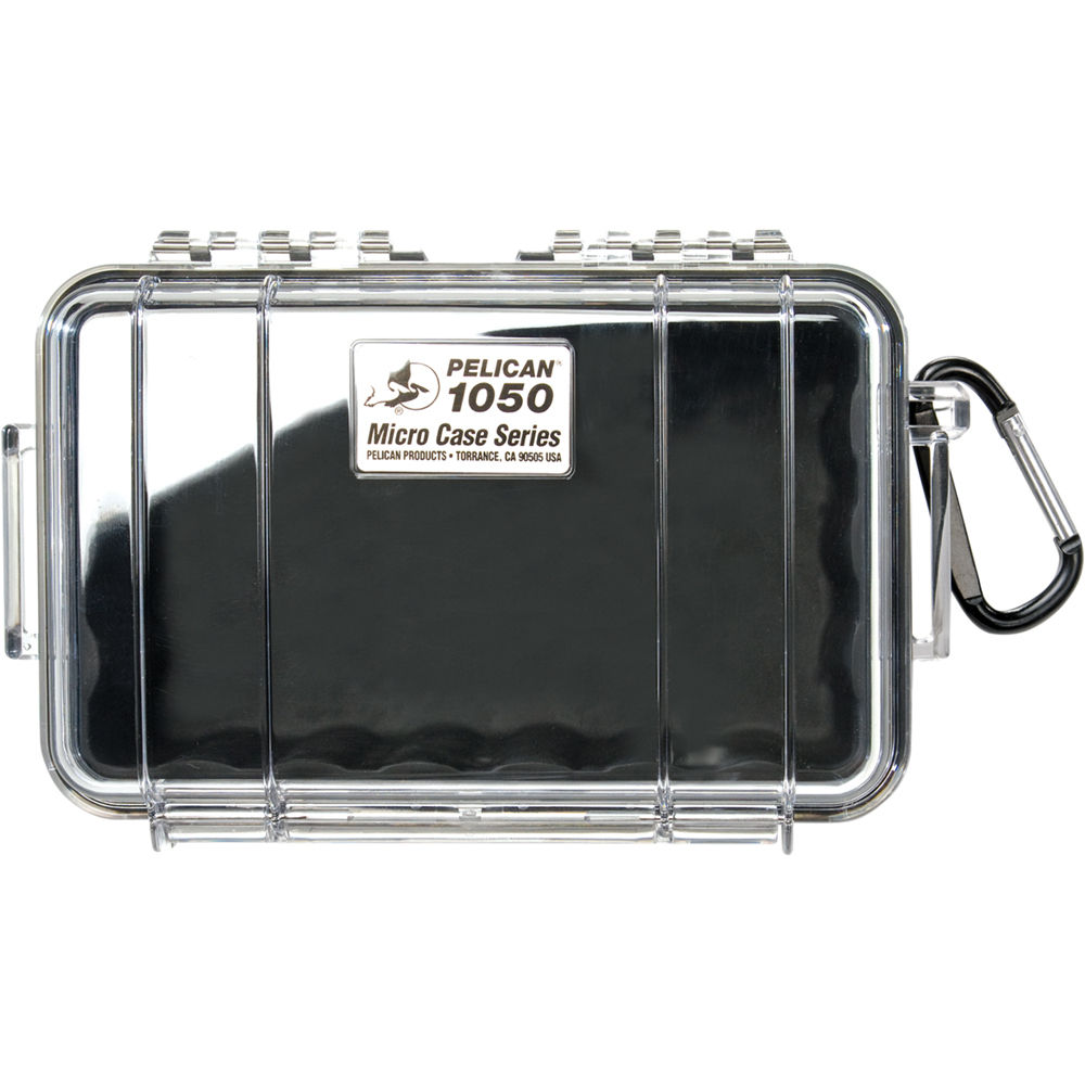 Estuche Rígido Pelican 1050 Micro (Clear Negro) - vista principal
