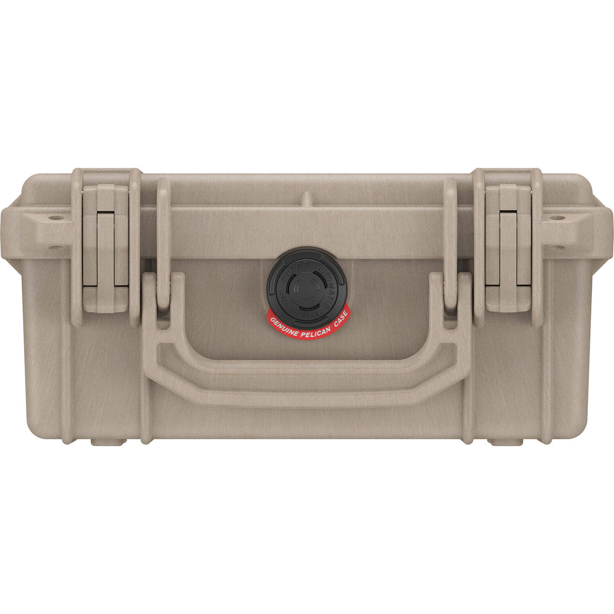 Estuche Rígido Pelican 1150 con espuma (Desert Beige) - vista lateral