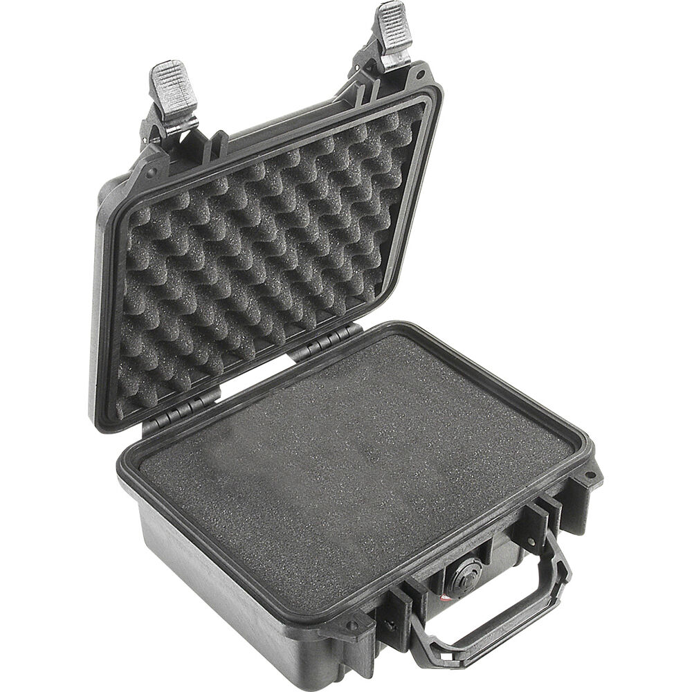 Estuche Rígido Pelican 1200 con espuma (Negro) - vista principal