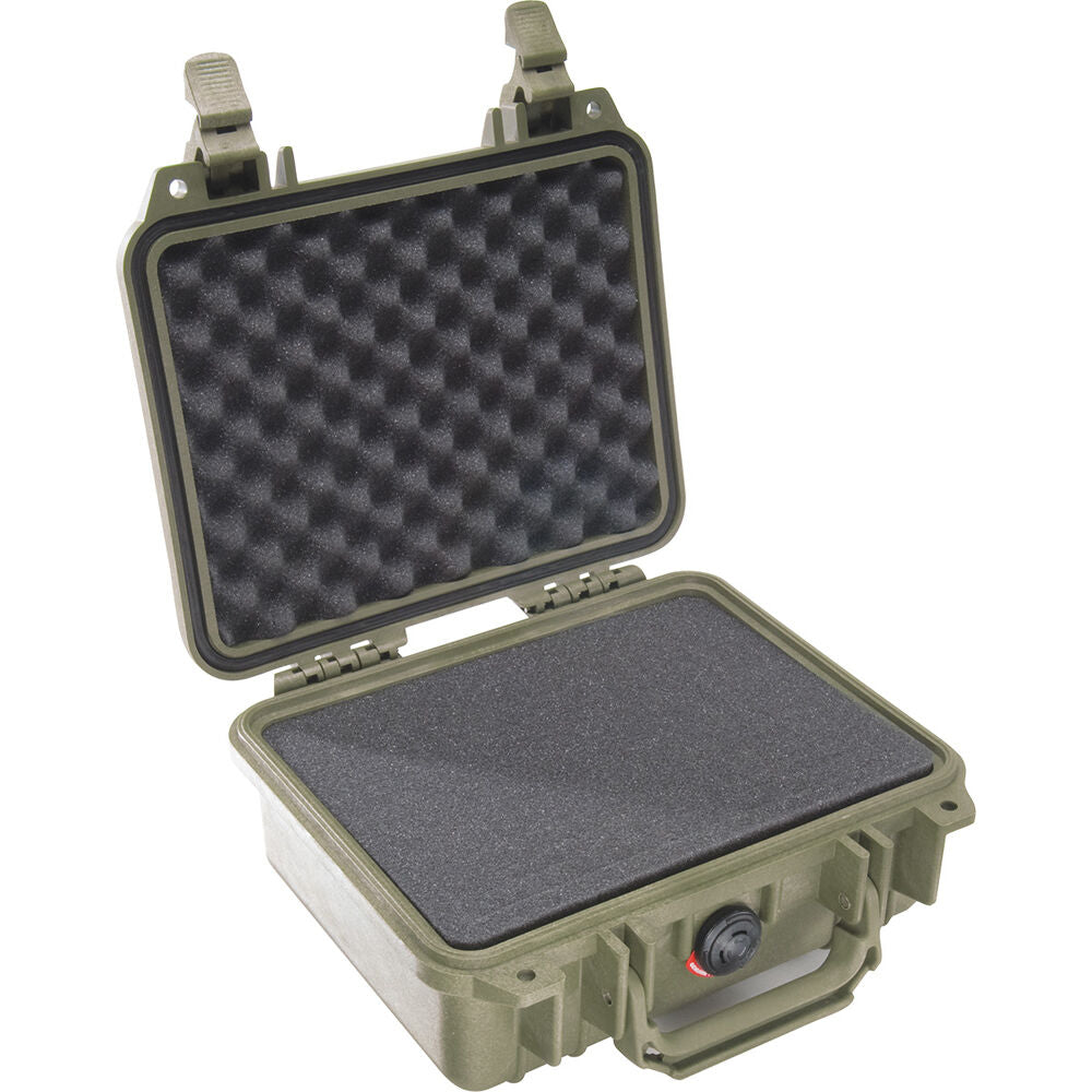 Estuche Rígido Pelican 1200 con espuma (Verde Oliva Verde Drab) - vista principal