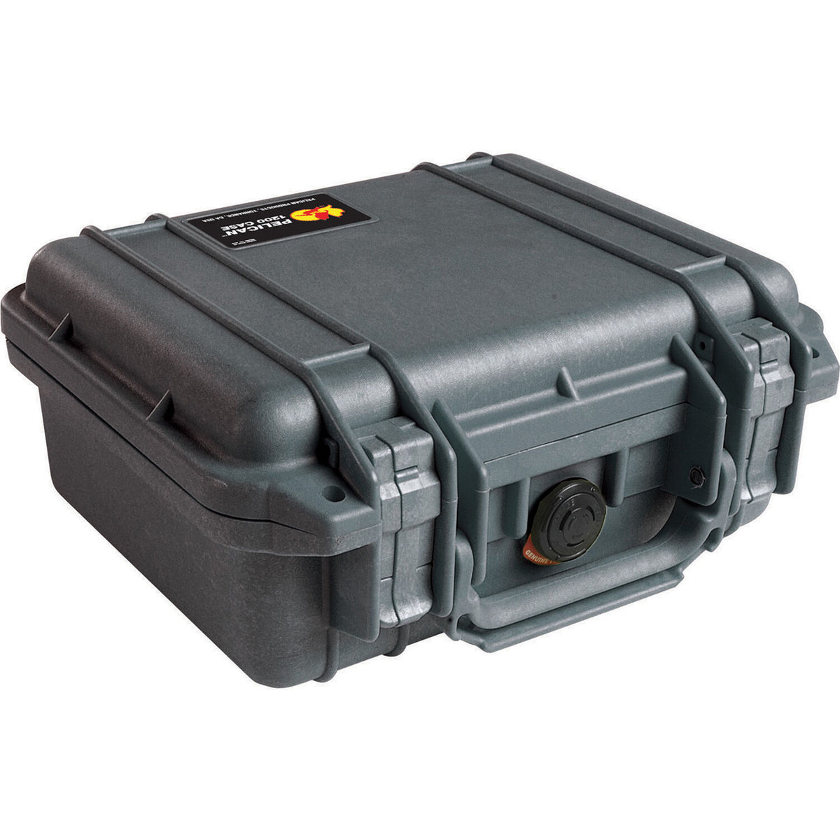 Estuche Rígido Pelican 1200 sin interior (Negro) - vista trasera