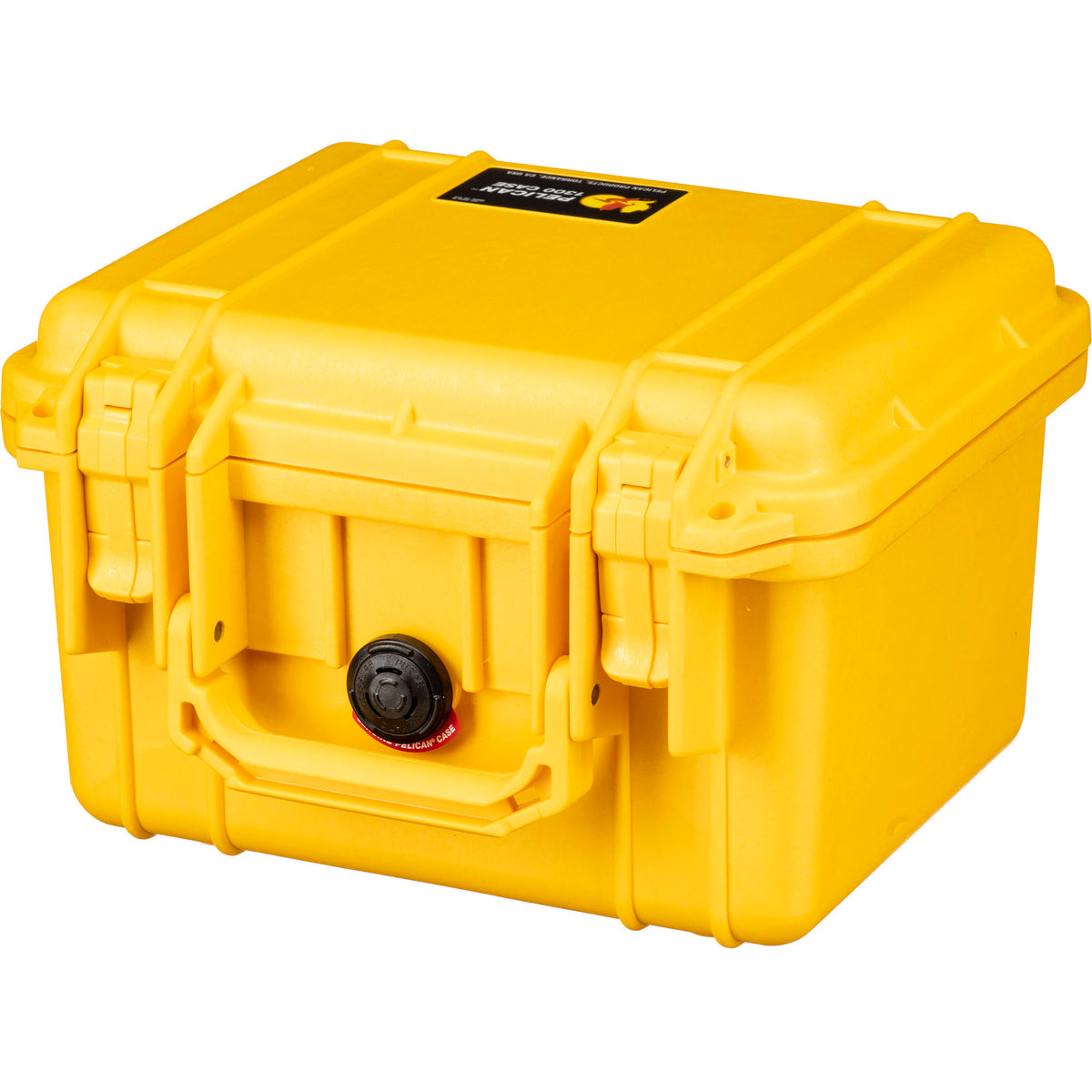 Estuche Rígido Pelican 1300 sin interior (Amarillo) - vista trasera