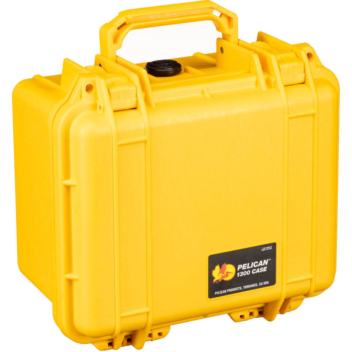 Estuche Rígido Pelican 1300 sin interior (Amarillo) - contenido de la caja