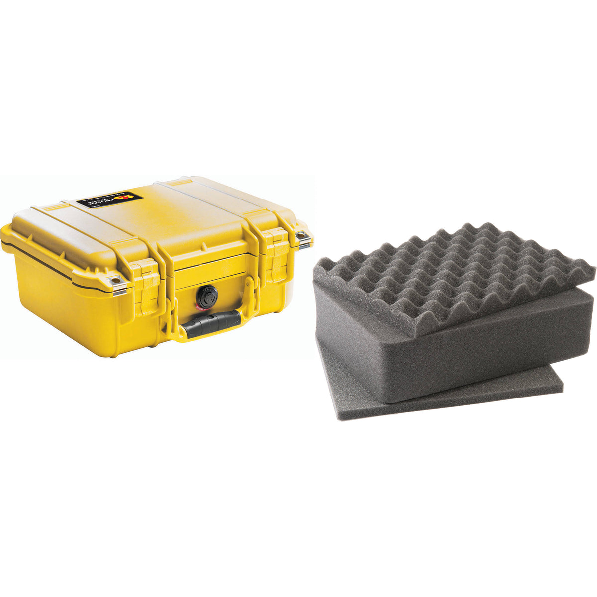 Estuche Rígido Pelican 1400 con espuma (Amarillo) - vista principal
