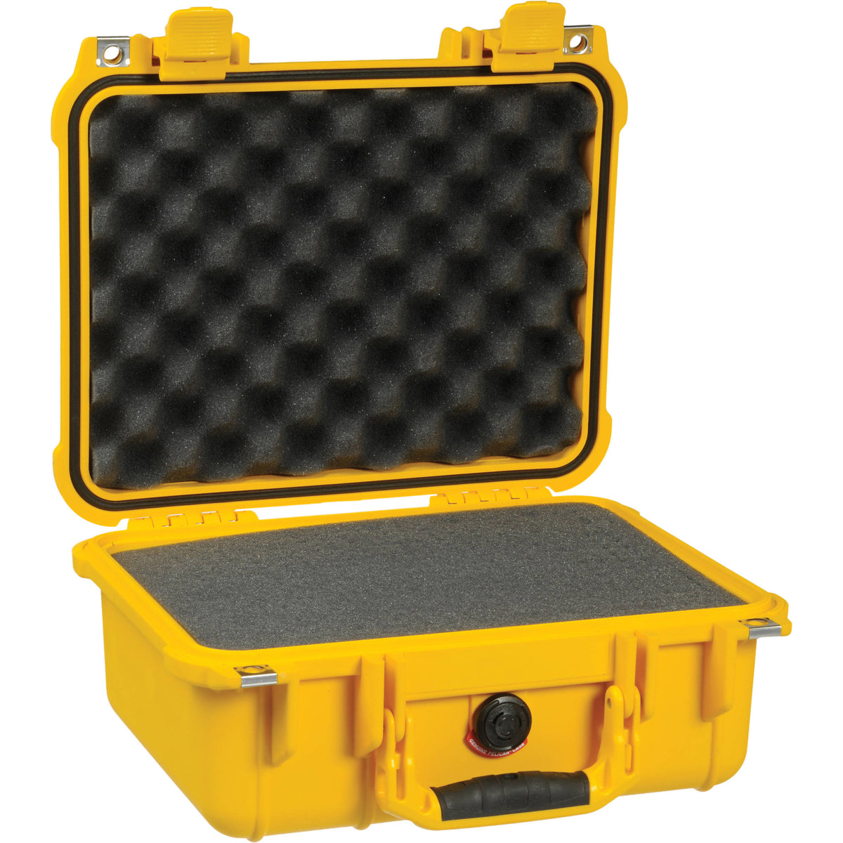 Estuche Rígido Pelican 1400 con espuma (Amarillo) - vista frontal