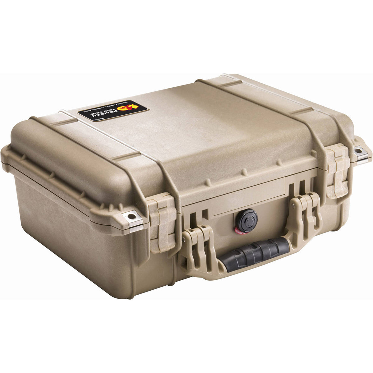 Estuche Rígido Pelican 1450 con espuma (Arena Desert) - vista trasera