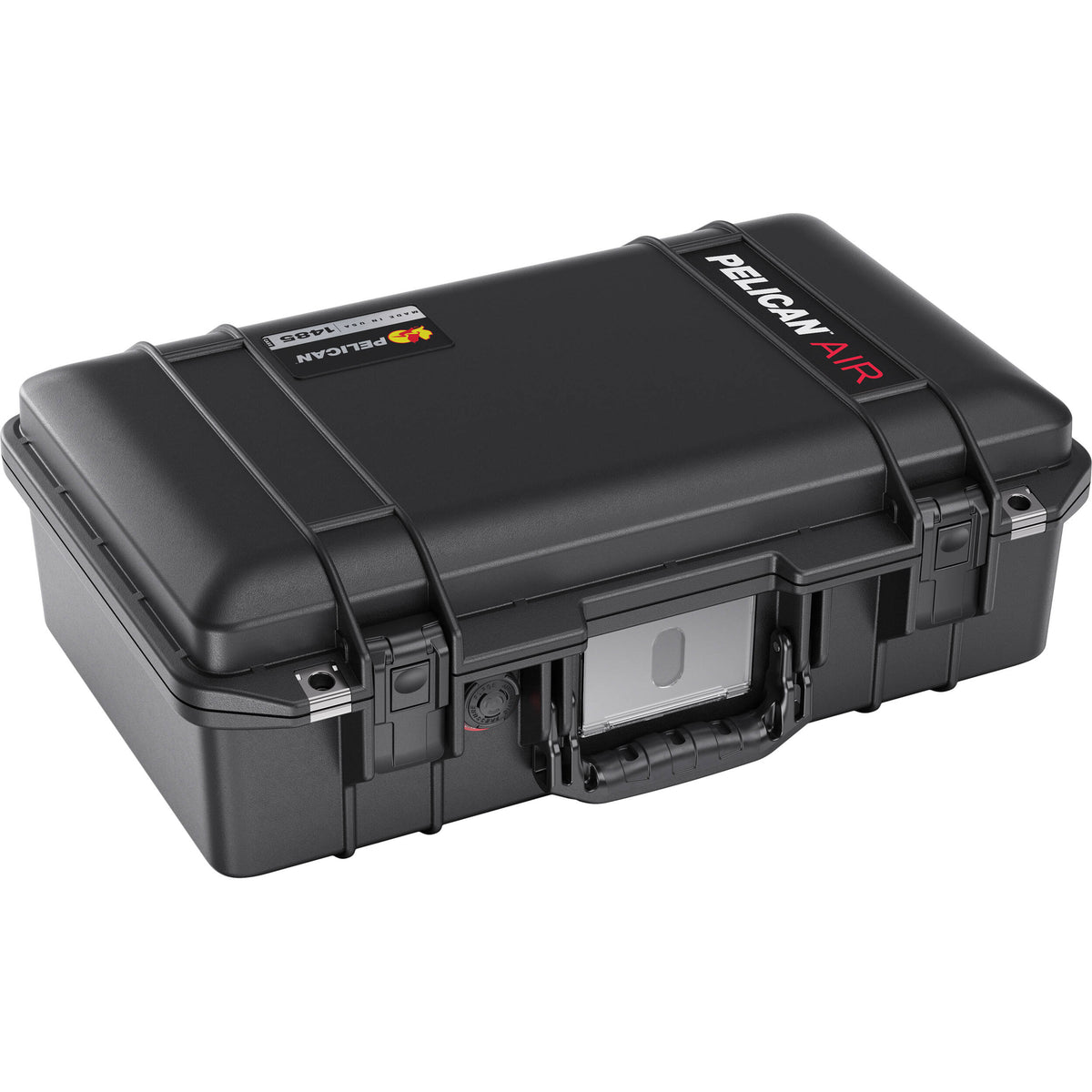Estuche Rígido Pelican 1485AirTP Hard Carry con TrekPack divisores (Negro) - vista frontal