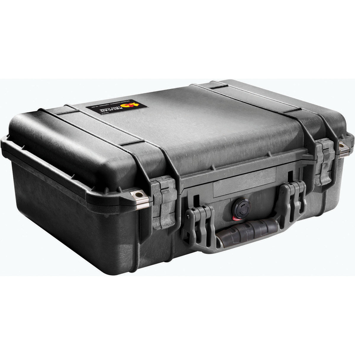 Estuche Rígido Pelican 1500 con espuma (Negro) - vista frontal