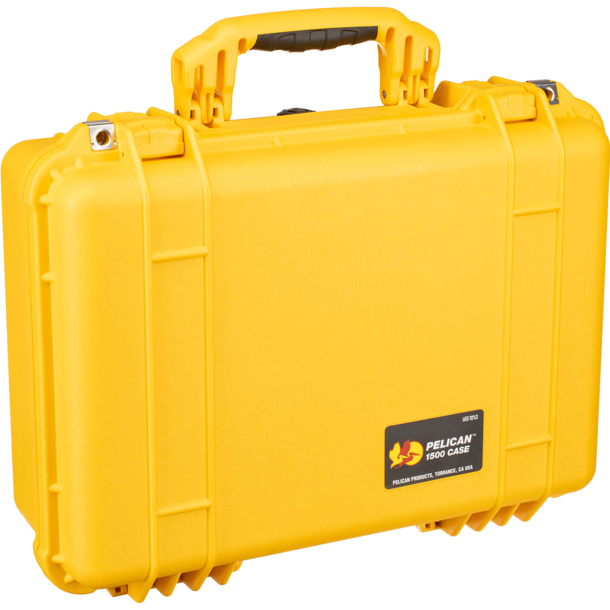 Estuche Rígido Pelican 1500NF sin espuma (Amarillo) - vista principal