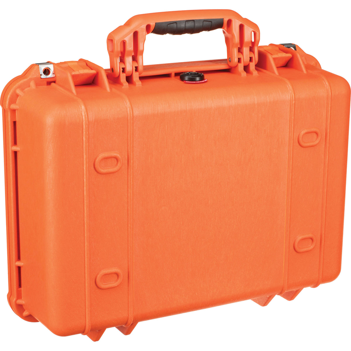 Estuche Rígido Pelican 1500NF sin interior (Naranja) - vista lateral