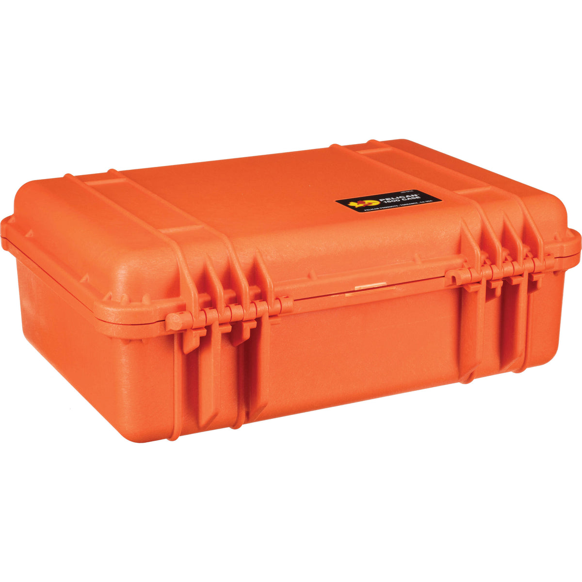 Estuche Rígido Pelican 1500NF sin interior (Naranja) - contenido de la caja